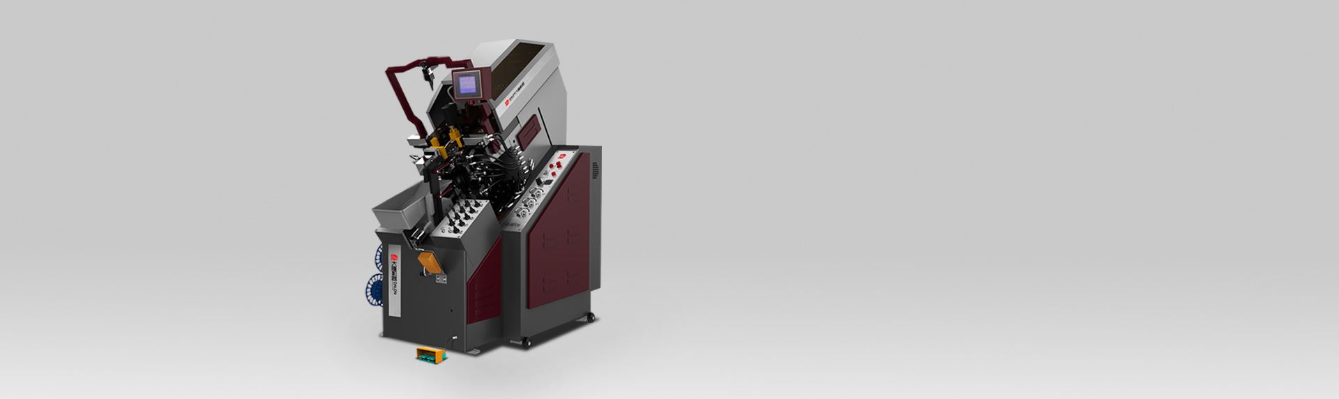 電腦控制自動上膠前幫機